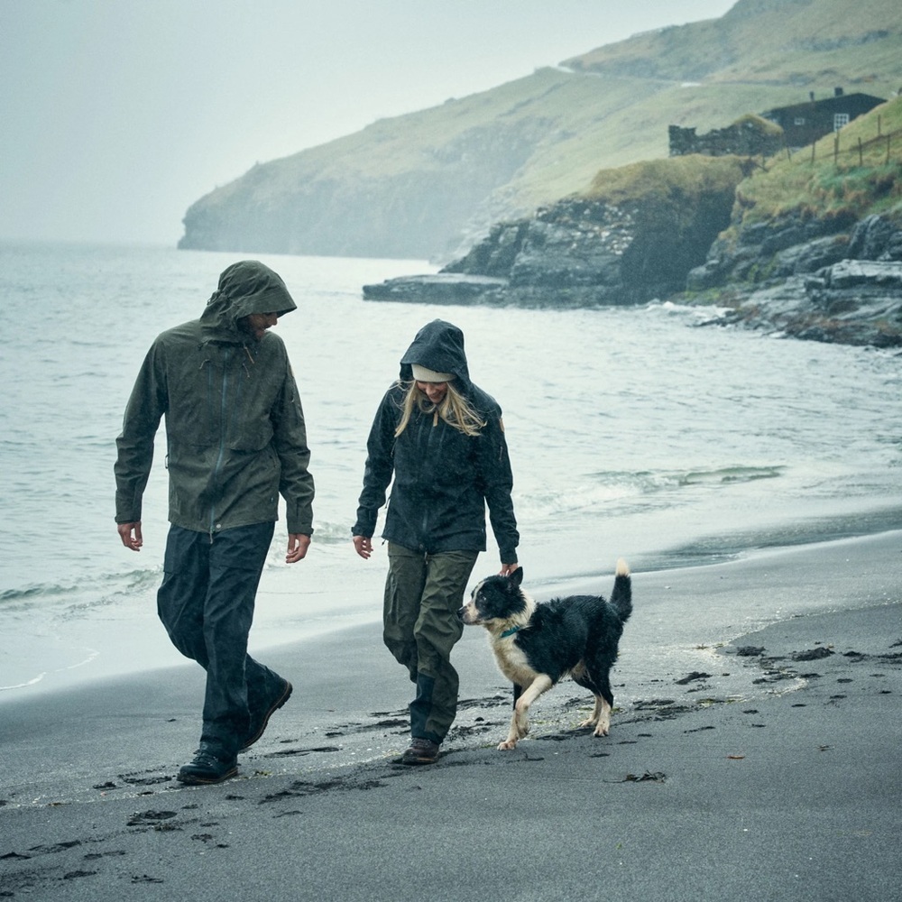 Fjällräven Keb Eco-Shell Waterproof Hooded Rain Jacket Black Women’s Small - Picture 16 of 16
